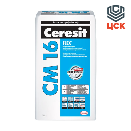 Клей для плитки Ceresit CM16 FLEX (25кг)