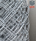 Сетка-рабица ПВХ-полимерным покрытием, яч. 55х55х2.4 мм, 1.2х10 м, серый графит