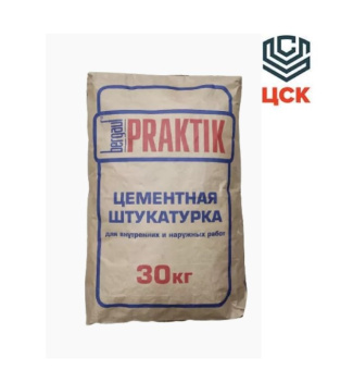 Штукатурка цементная Bergauf Praktik, 30 кг