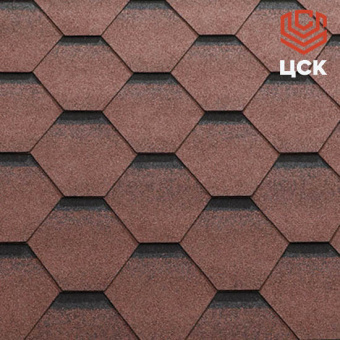 Битумная черепица Katepal Katrilli Осенний красный