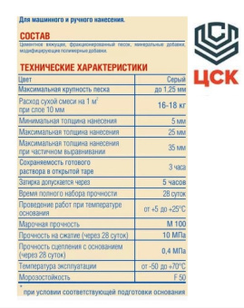 Штукатурка цементная Bergauf Praktik, 30 кг